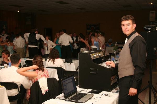 11th Grade Paul DJing Wedding