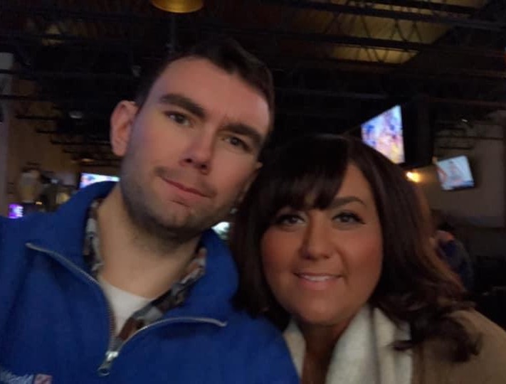 Paul with his sister