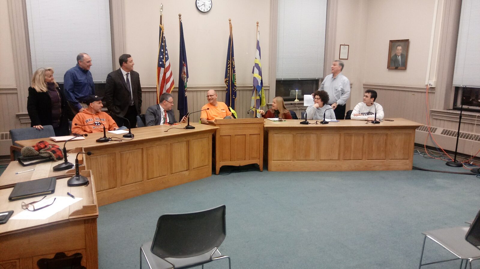 Presentation at Village Board Meeting